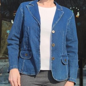 Classic Blue Women's Jean Jacket